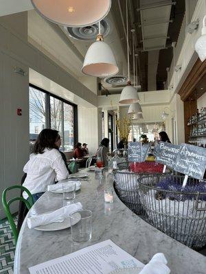 Oyster bar area