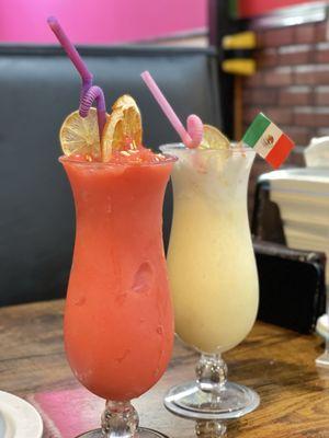 Daiquiri and pina colada