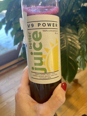 100% cold pressed organic juice