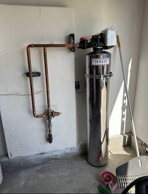 New tankless water heater