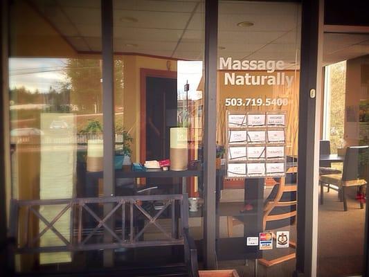 I am located inside of the Massage Naturally building.