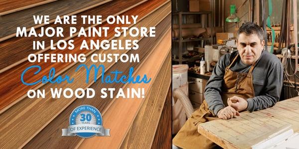 Let us custom make your next stain. We can match your existing cabinet color, or make the color you've always dreamed of.