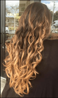 Balayage highlights