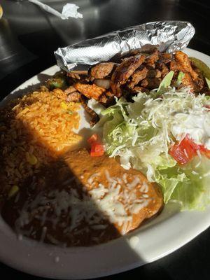 Fajitas/ lunch special chicken and steak