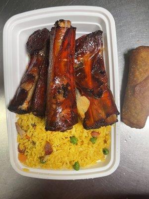 C12. BBQ Spare Ribs Combo