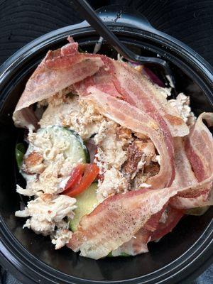 Chicken bacon Ranch salad