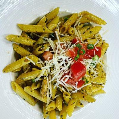 Lemon chicken penne pasta