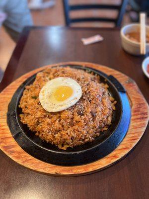 Kimchi Cheese Fried Rice with Bulgogi