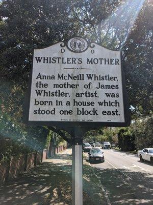 Whistler's Mother Historical Marker