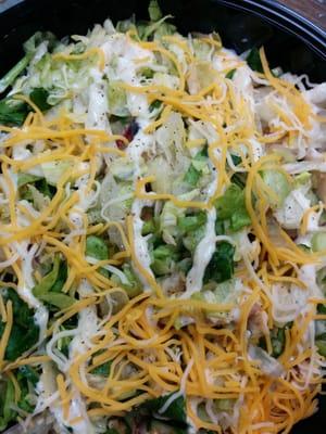 Chopped up salad!