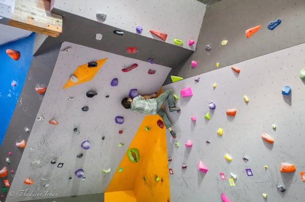 Challenging climbing.