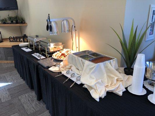 We offer catering services to fit any budget.