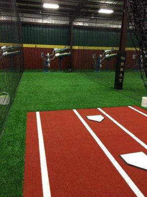 5 baseball and softball machine cages!