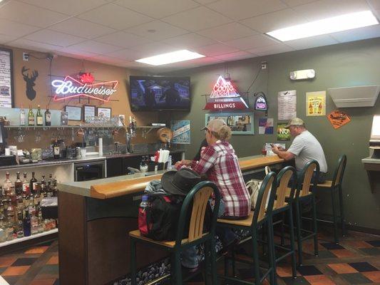 Of course, we're in Montana. Bar in a food court