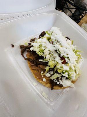 Steak Tostada