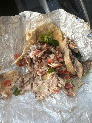 This is what they call Chicken Shawarma.