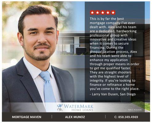 San Diego Loan Officer, Alex Munoz