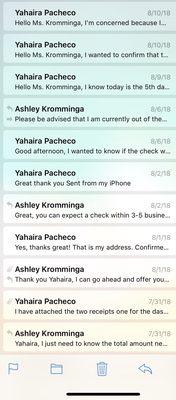 More emails from Ashley  Kromminga