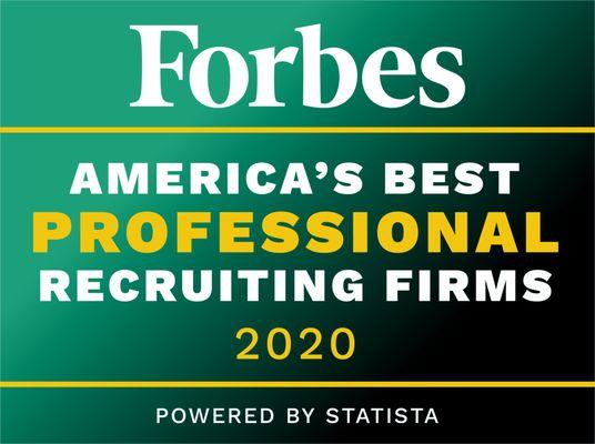 Forbes America's Best Professional Recruiting Firms 2020!