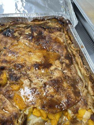 Peach cobbler