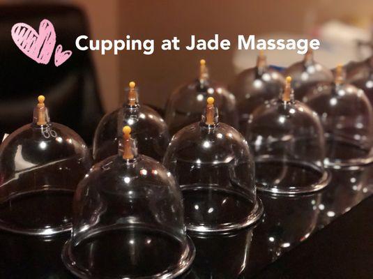 Cupping therapy is available!