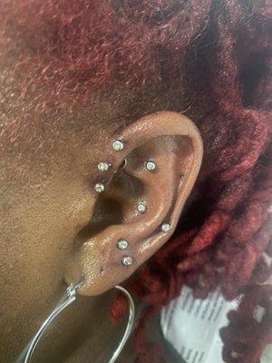 Scorpio zodiac ear piercing