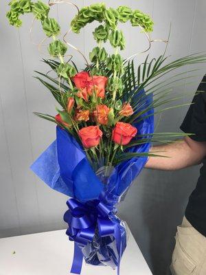 Senior Night presentation flowers for WOHS volleyball