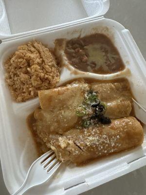 Santa Fe enchiladas