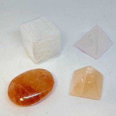 Selenite, White & Orange