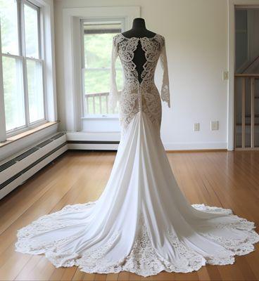 Let's Design Your Dream Dress!

custom made bridal lace dress