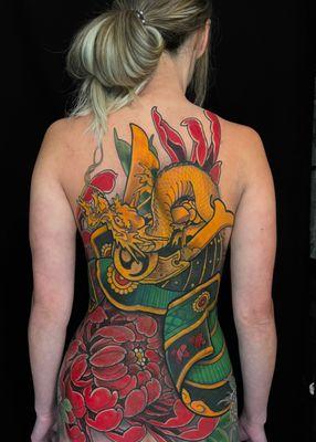 Incredible Japanese back piece from Manny