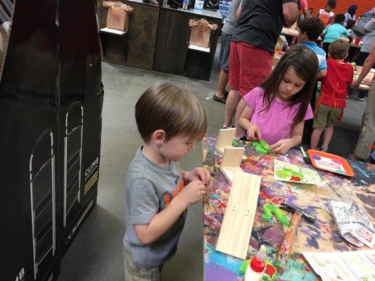 Their monthly crafts are awesome for kids. First Saturday of each month.