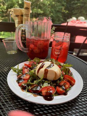 Summer Menu Sangria and Burrata