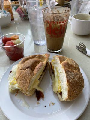 Bacon, Egg & Cheese with Fruit Cup