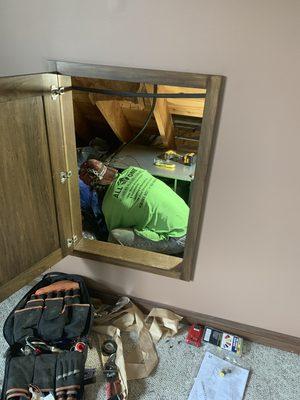 Even in the smallest places we have the men to install