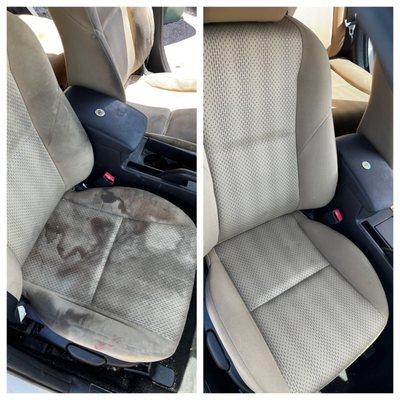 Car seat deep cleaning