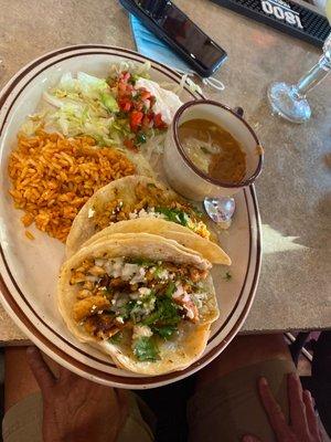 Street tacos chicken