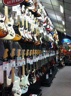 Electric Guitar Wall