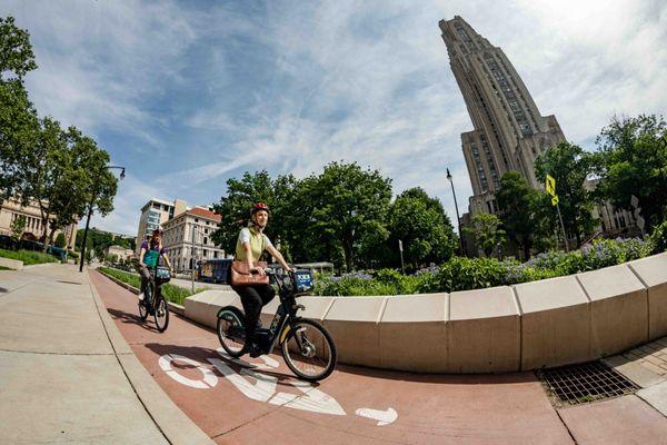 POGOH is connected to some of the city's best bike lanes that make biking in Pittsburgh safe and fun.