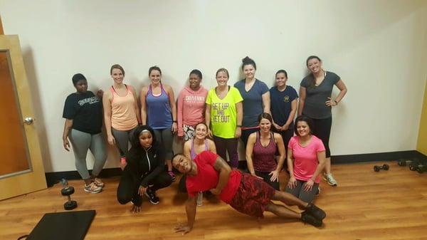 Total Body Conditioning class with Omar Moore