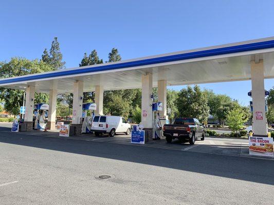 ARCO gas station.