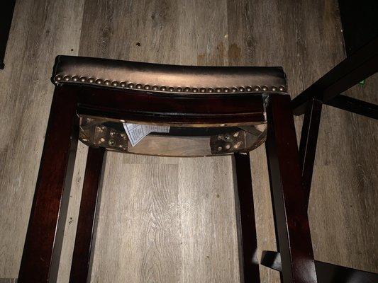 Broken stool