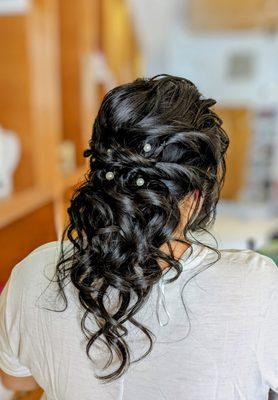 Bridal updo