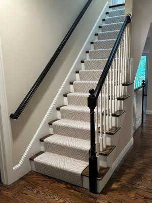 Custom Carpet Runner installation