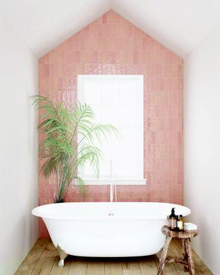 Passion™ glazed porcelain tile in Rosa (wall)