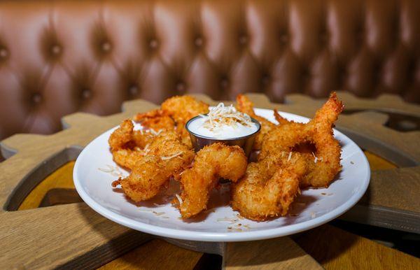 Our Coconut Shrimp Is A Great Sharing Start To A Meal With Friends Or Is Easily Enjoyed By One As Snack w/ Drinks!