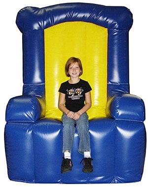 Inflatable Large Chair Caldwell ID http://boise.bouncinbins.com/interactive%20sports%20games/