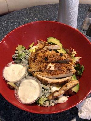 Cobb Salad with grilled chicken.