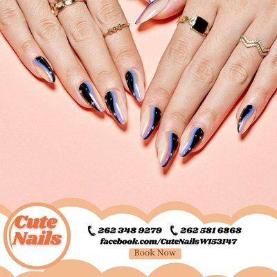 Enjoy a wide range of nail art and designs with us!
Cute Nails!
Find us at: 92 Geneva Square Lake Geneva, WI, US 53147.