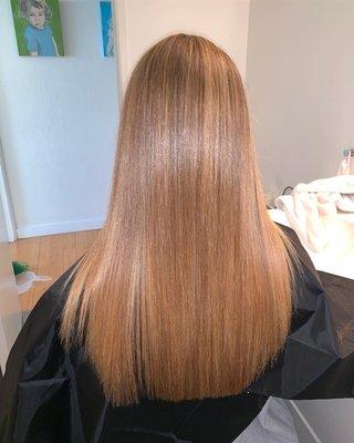 Brazilian blowout and color by Alisa